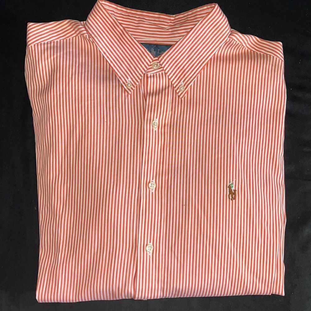 Ralph Lauren classic fit button down polo. 17 34/35